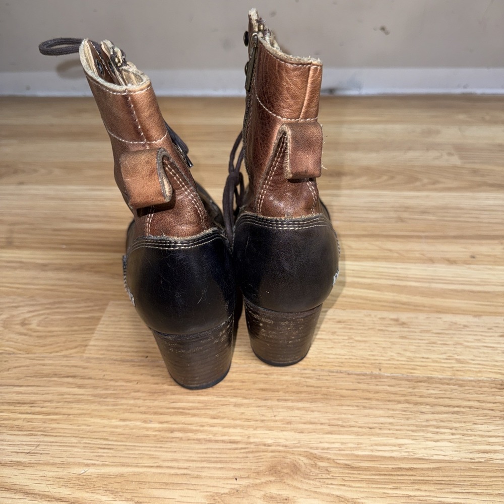 Bed Stu Judgement Women's Booties Side Zip Size 9 -runs small,‎ fits like 8.5 - Picture 4 of 9